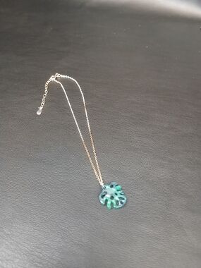 Green Marble Look Sea Anemone Ankle Bracelet NWOT
